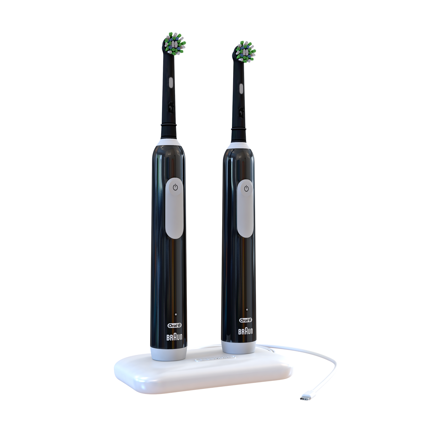 Compatible with Oral-B Round and Oval Charging Ports