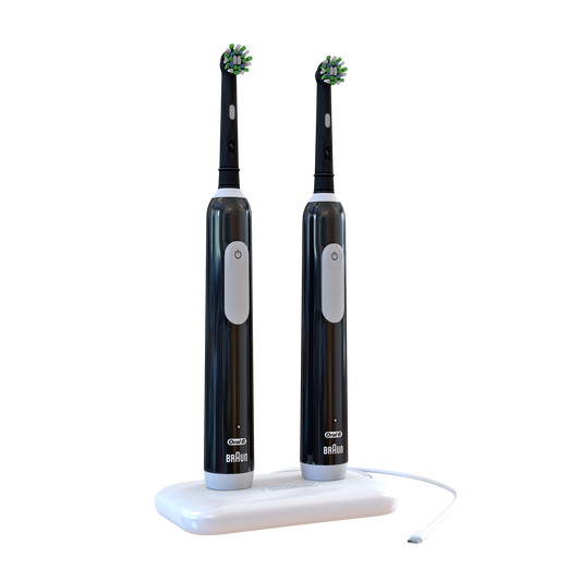 Compatible with Oral-B Round and Oval Charging Ports